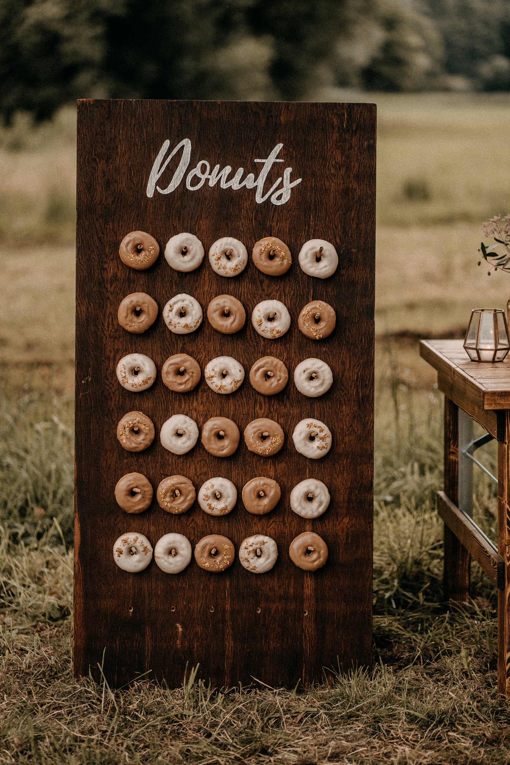 Donuts für die Hochzeit vom Bäcker